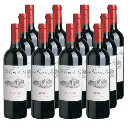 Case of 12 Chateau Tour de BY Bordeaux 75cl Red Wine